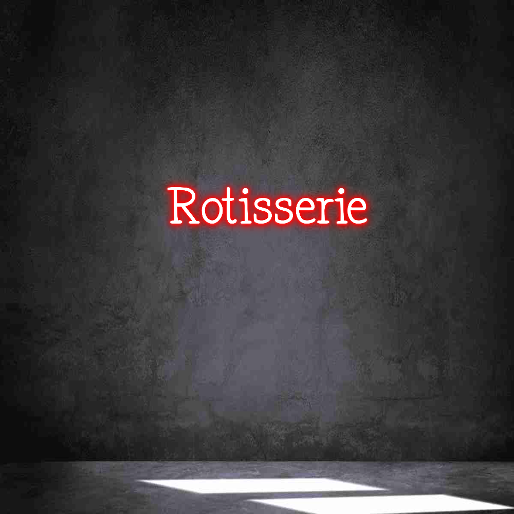 Néon personnalisé: Rotisserie