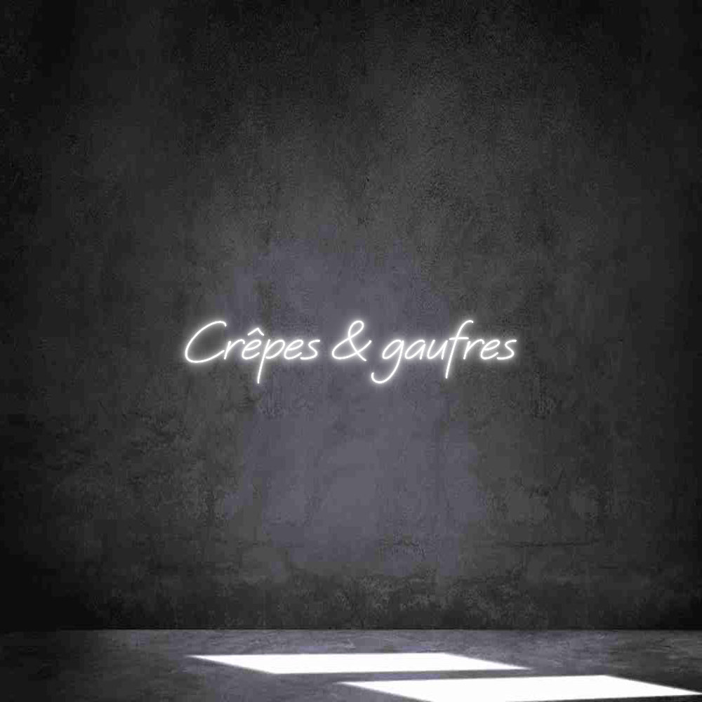 Néon personnalisé:
Crêpes & ga...