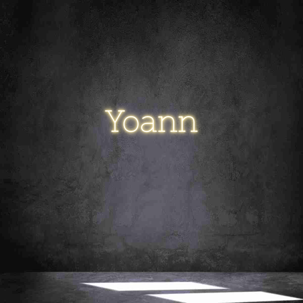Néon personnalisé: Yoann