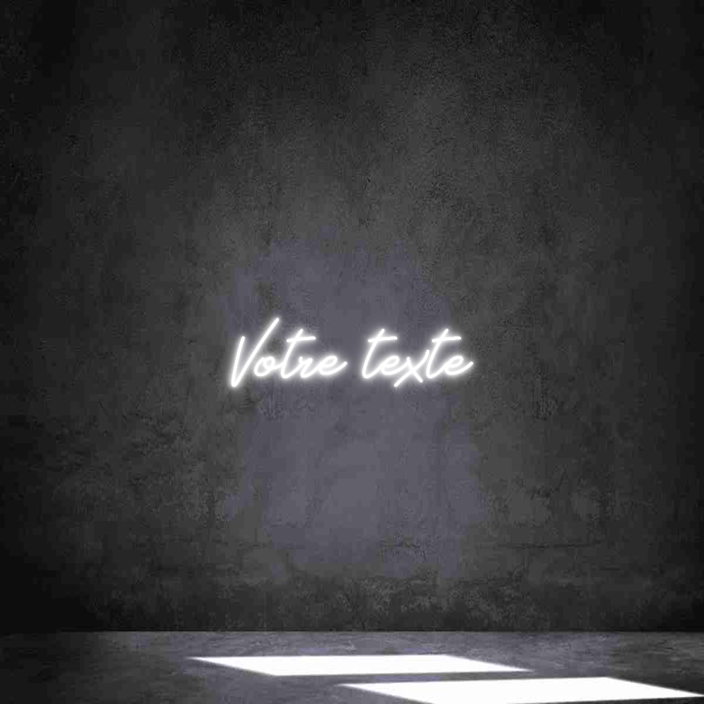 Néon personnalisé: Votre texte