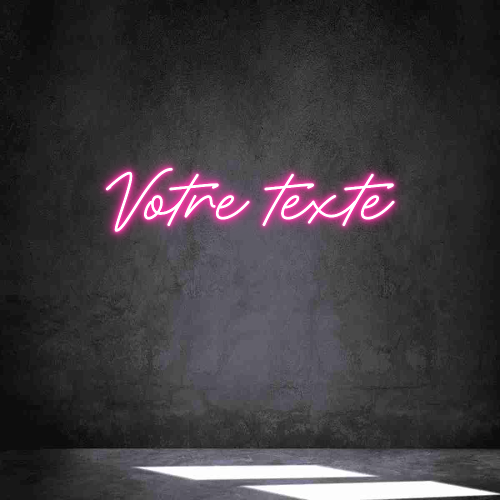 Néon personnalisé: Votre texte