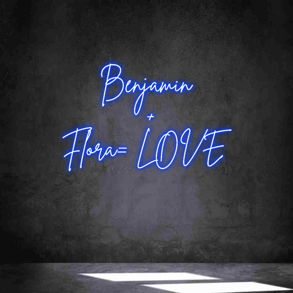 Néon personnalisé: Benjamin
...