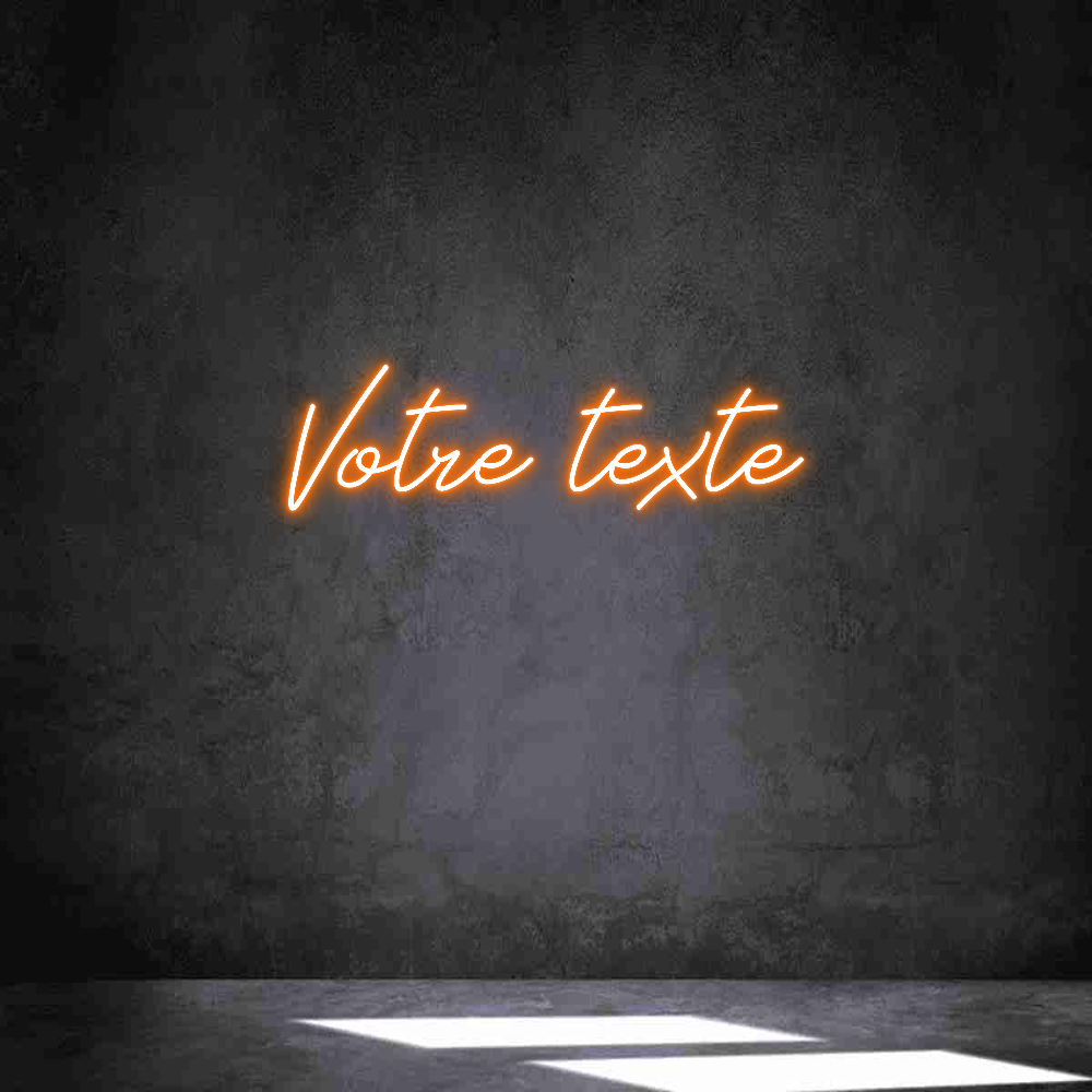 Néon personnalisé: Votre texte
