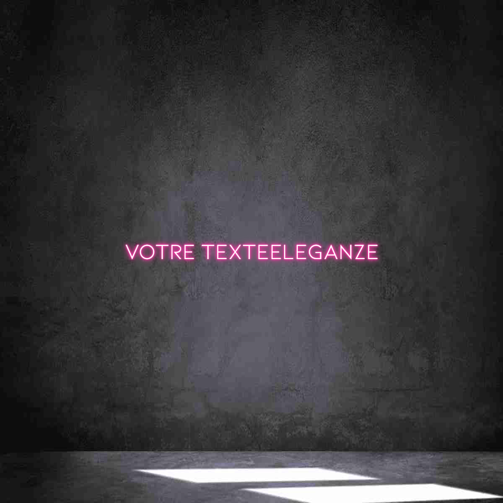 Néon personnalisé: Votre texteEL...