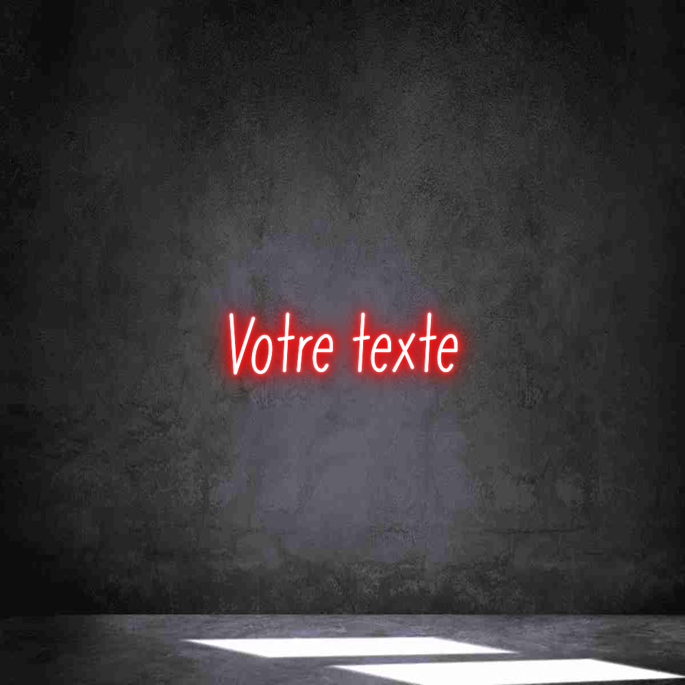Néon personnalisé: Votre texte