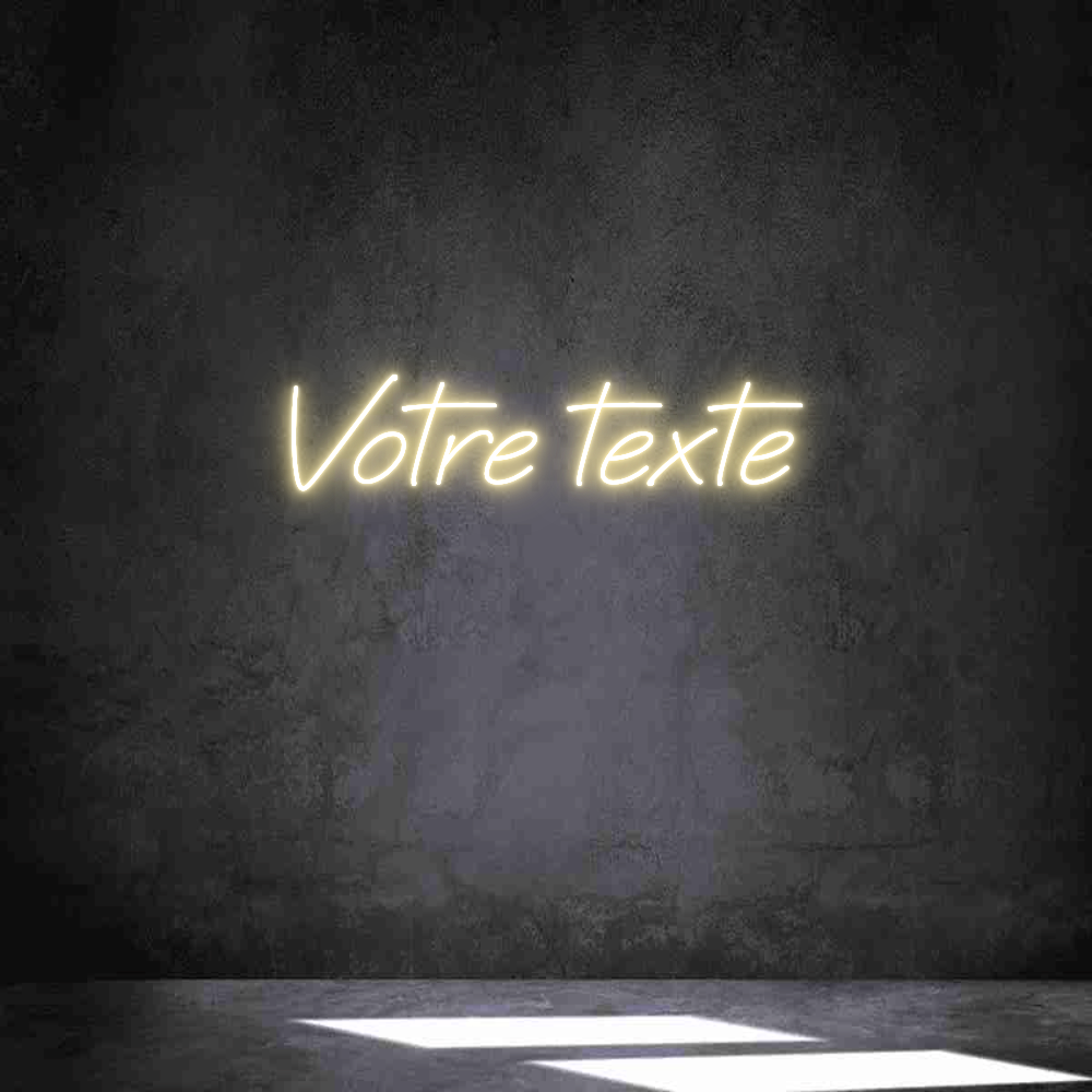Néon personnalisé: Votre texte