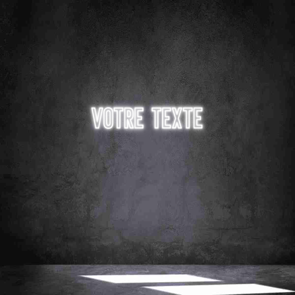 Néon personnalisé: Votre texte