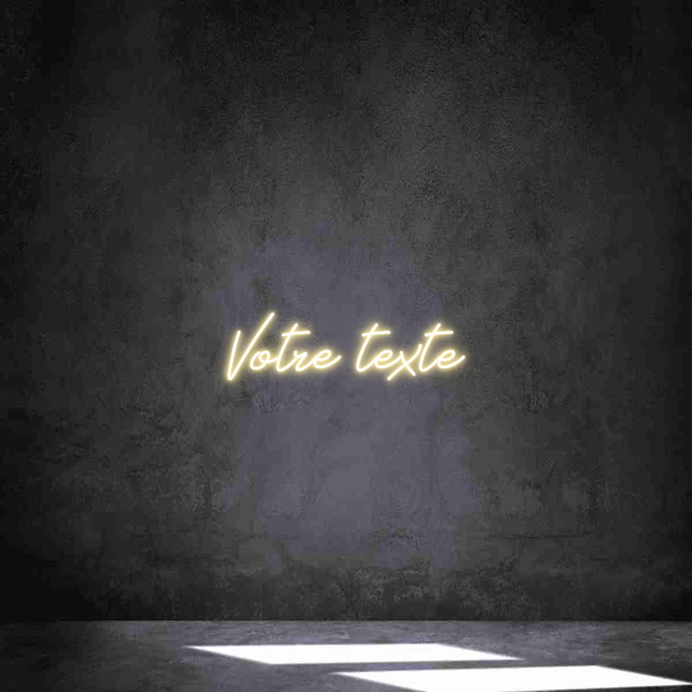 Néon personnalisé: Votre texte