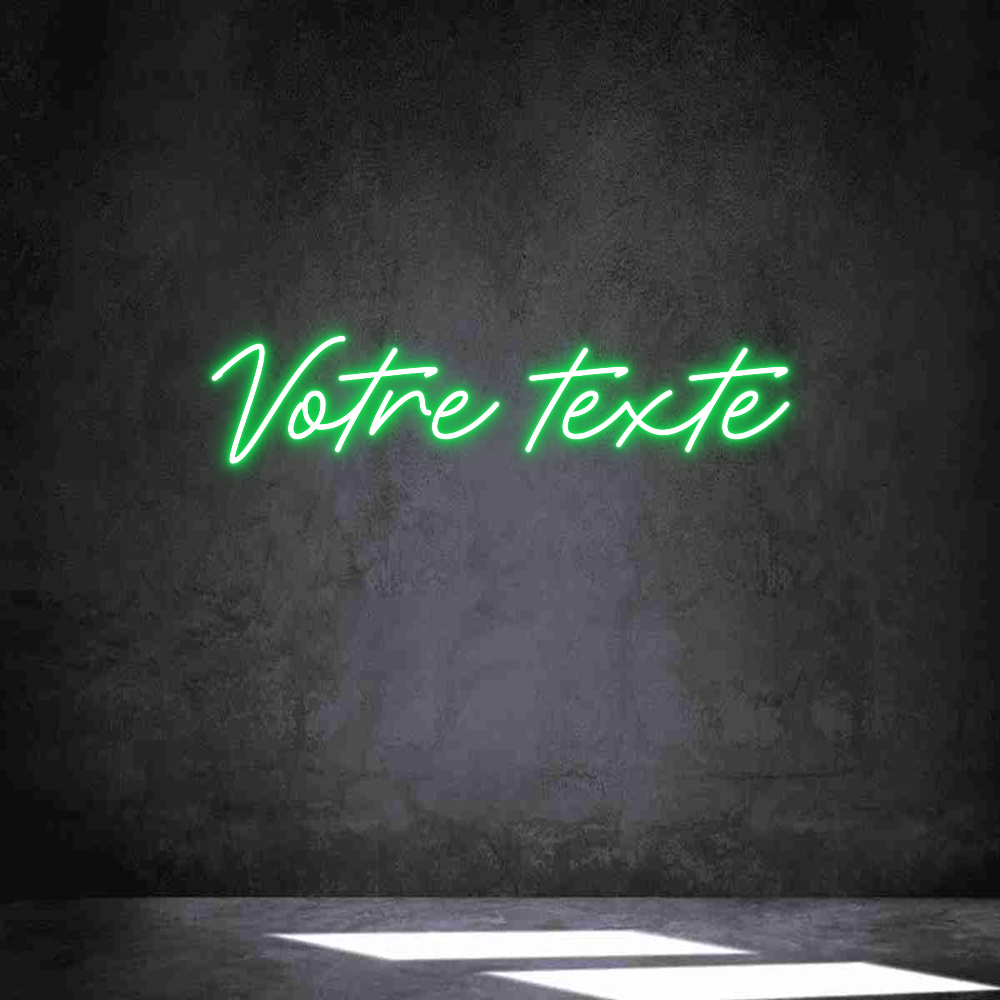 Néon personnalisé: Votre texte