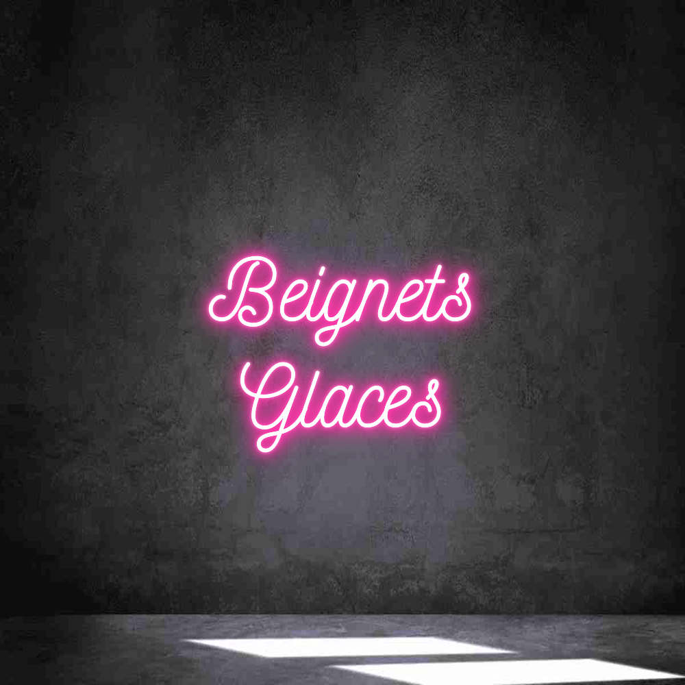 Néon personnalisé: Beignets
Gla...