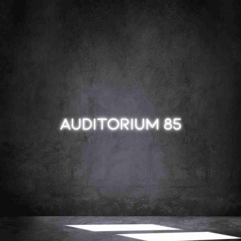 Néon personnalisé: Auditorium 85