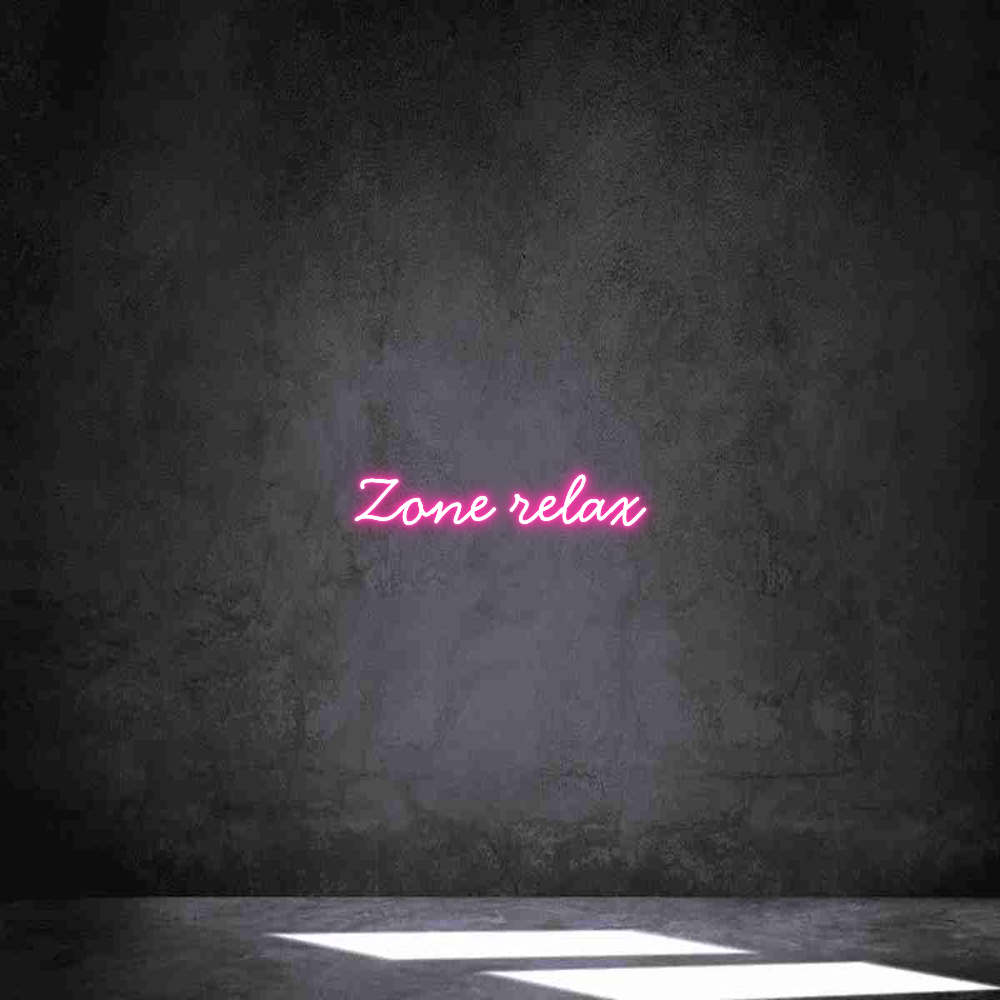 Néon personnalisé: Zone relax
