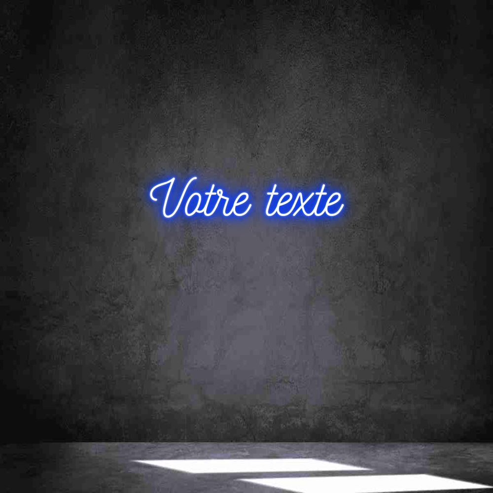 Néon personnalisé: Votre texte
