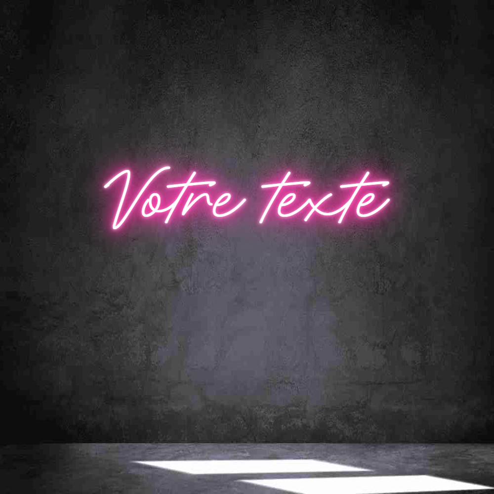 Néon personnalisé: Votre texte