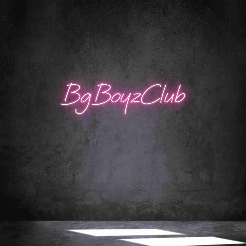 Néon personnalisé: BgBoyzClub