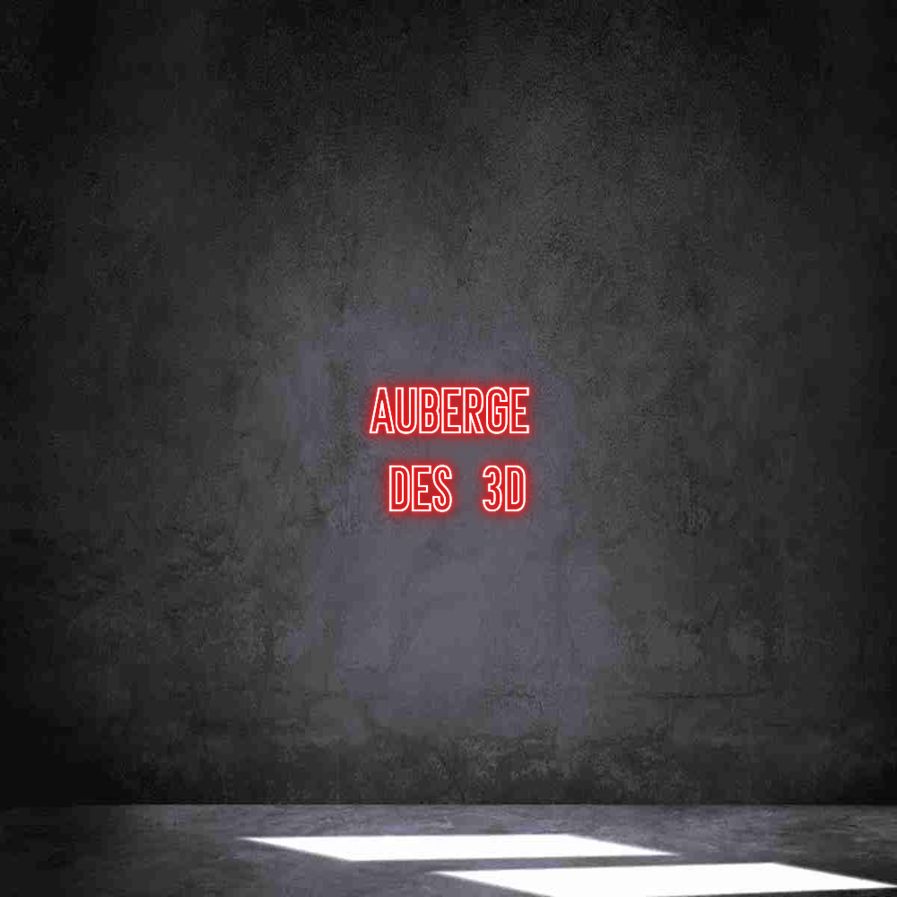 Néon personnalisé: AUBERGE
DES...