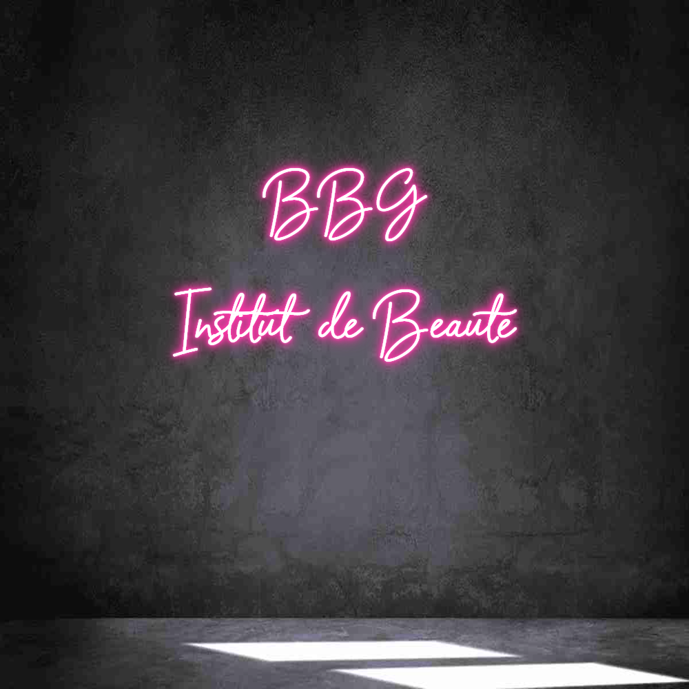 Néon personnalisé: BBG
Instit...