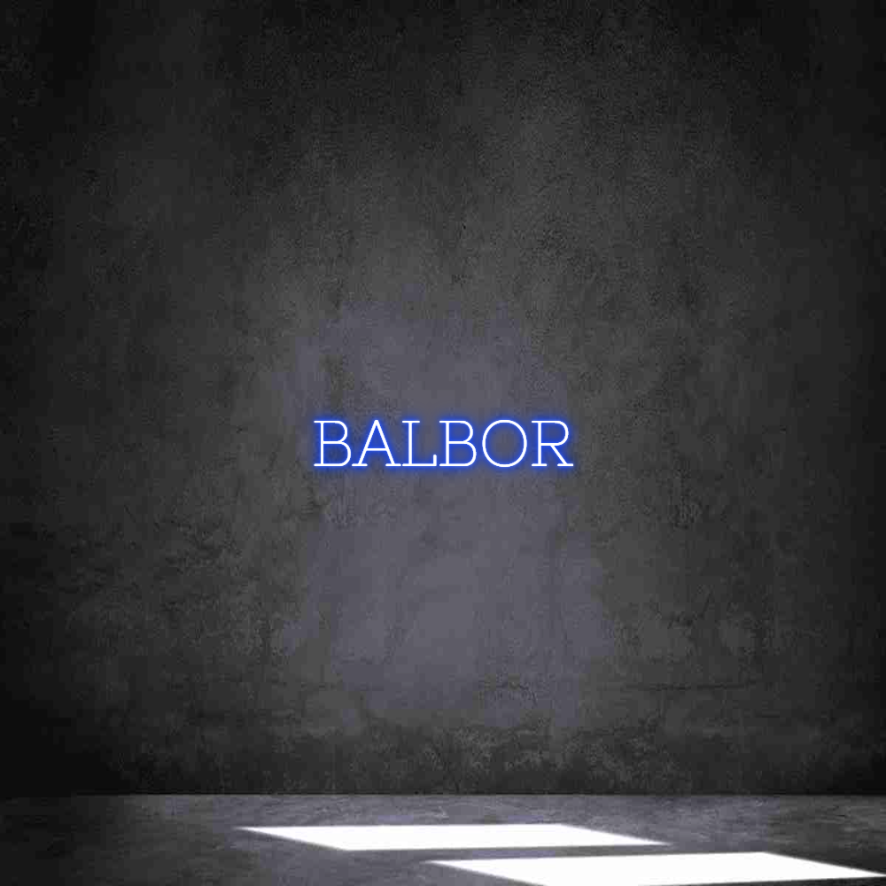 Néon personnalisé: BALBOR