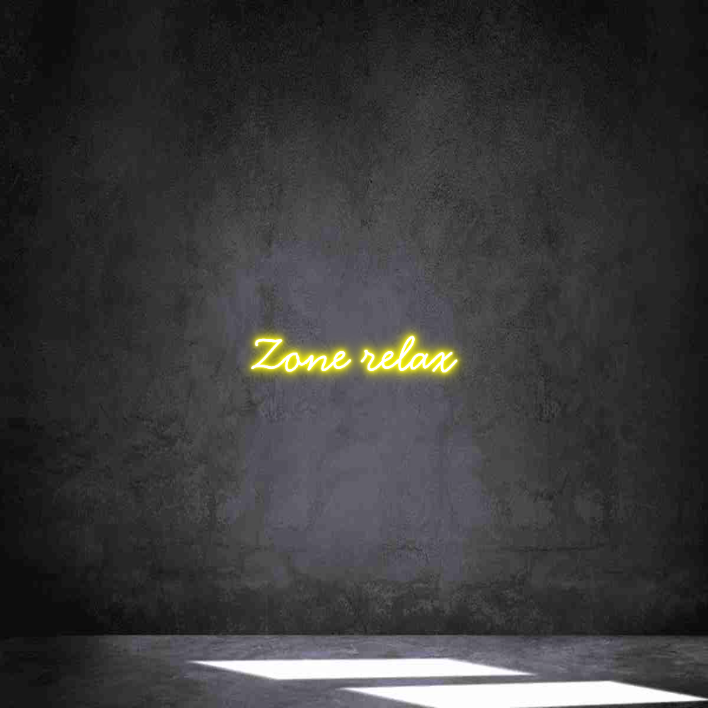Néon personnalisé: Zone relax