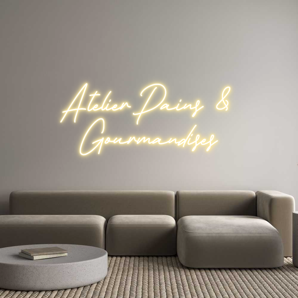 Néon personnalisé: Atelier Pains...