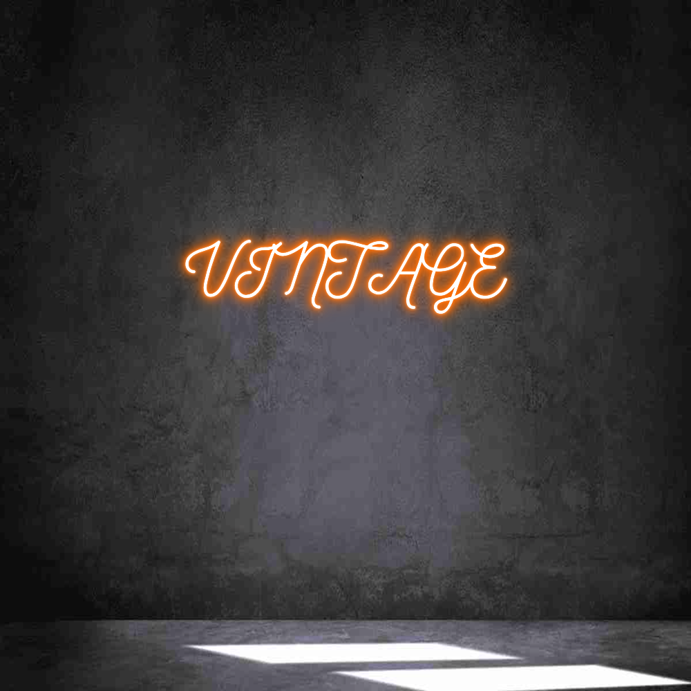 Néon personnalisé: VINTAGE