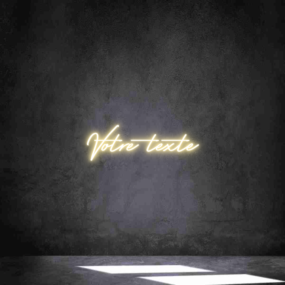 Néon personnalisé: Votre texte
