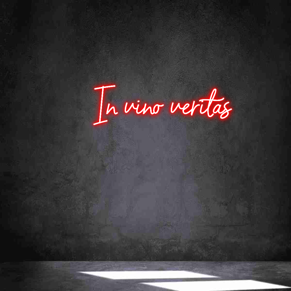 Néon personnalisé: In vino ...