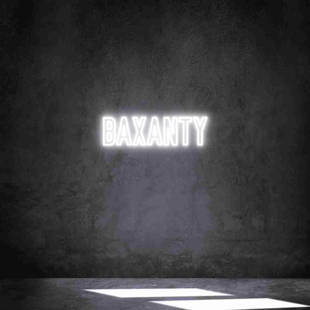 Néon personnalisé: Baxanty