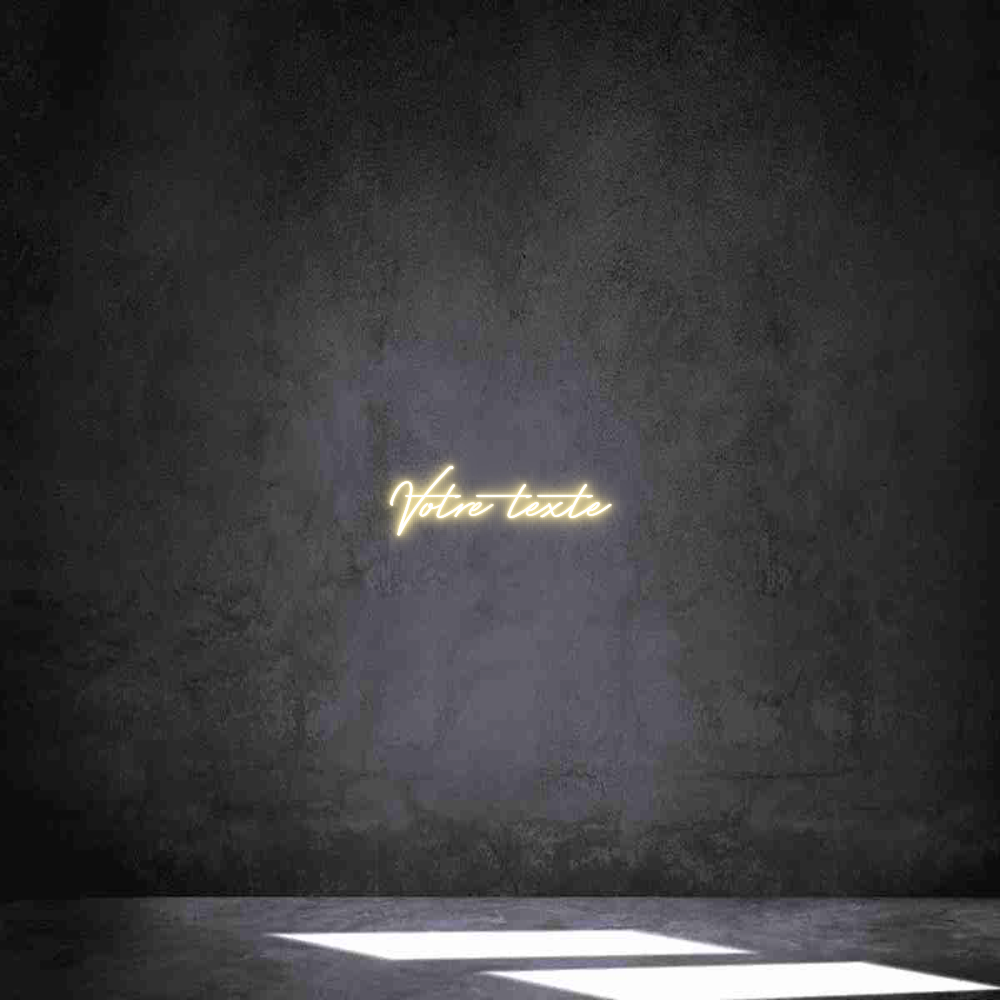Néon personnalisé: Votre texte