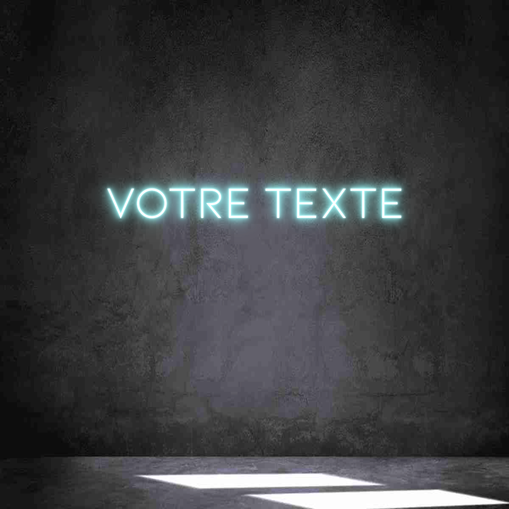 Néon personnalisé: Votre texte