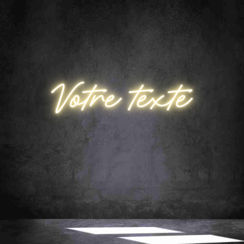 Néon personnalisé: Votre texte