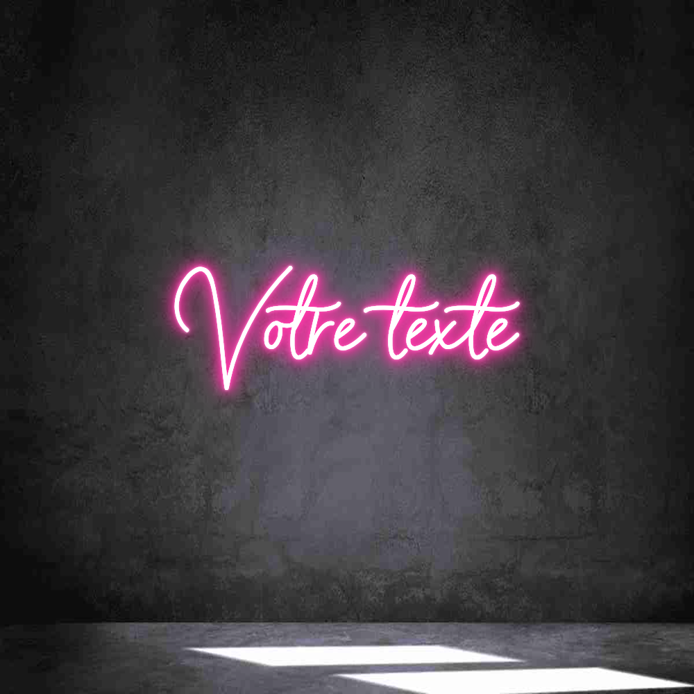 Néon personnalisé: Votre texte