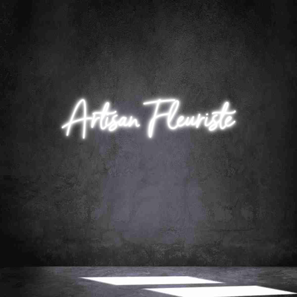 Néon personnalisé: Artisan Fleur...