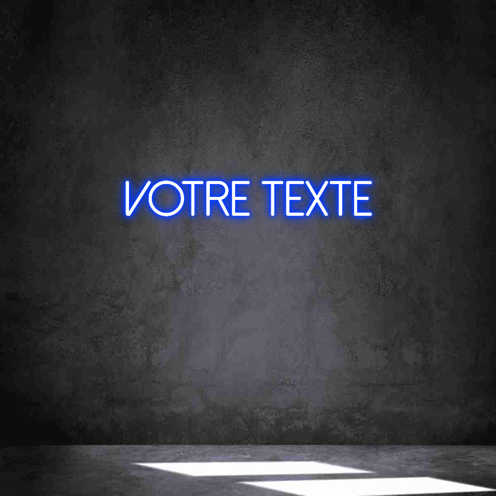 Néon personnalisé: Votre texte