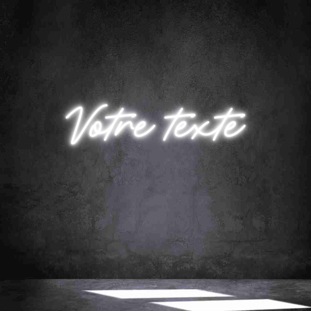 Néon personnalisé: Votre texte
