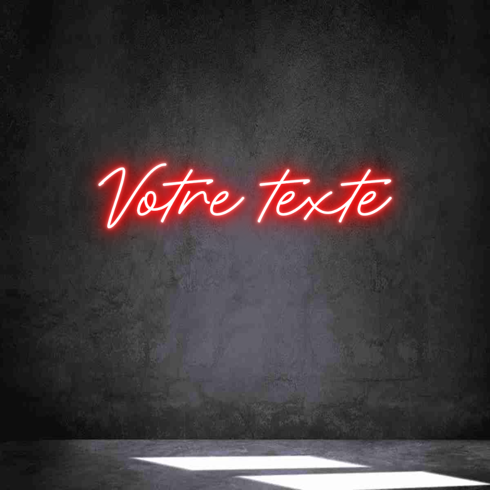 Néon personnalisé: Votre texte