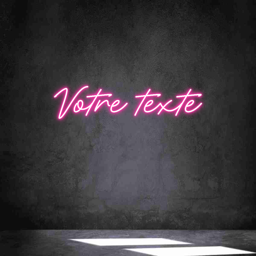 Néon personnalisé: Votre texte