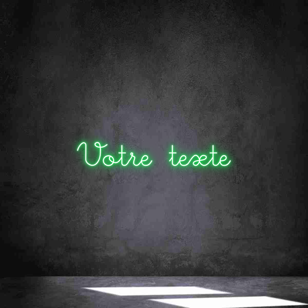 Néon personnalisé: Votre texte