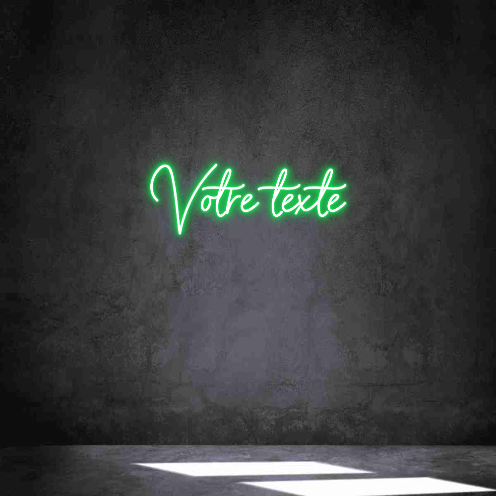 Néon personnalisé: Votre texte