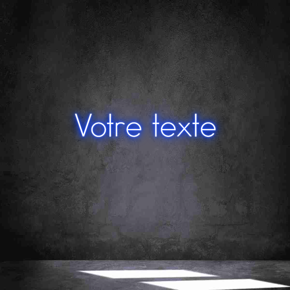 Néon personnalisé: Votre texte