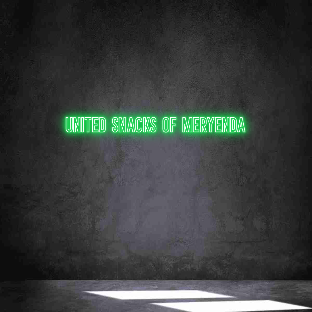 Néon personnalisé: United Snacks...
