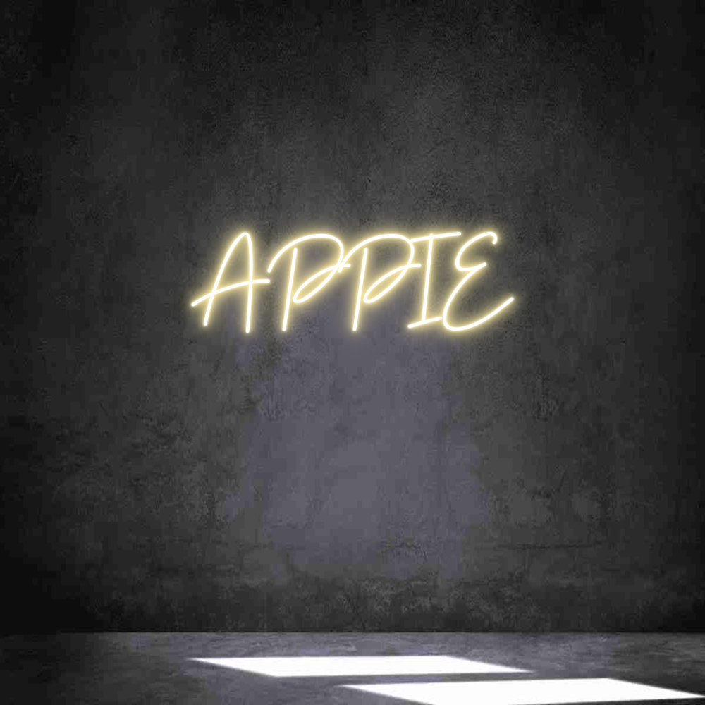 Néon personnalisé: APPIE