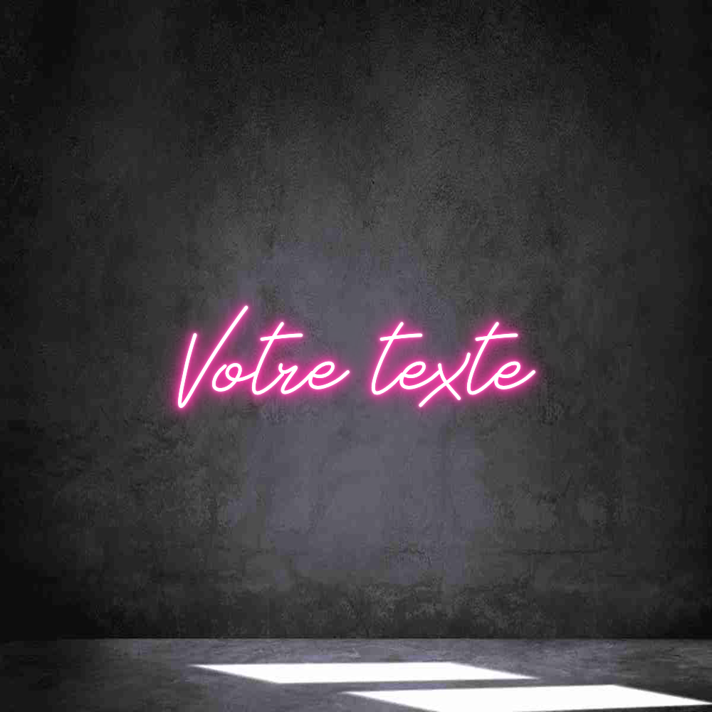 Néon personnalisé: Votre texte