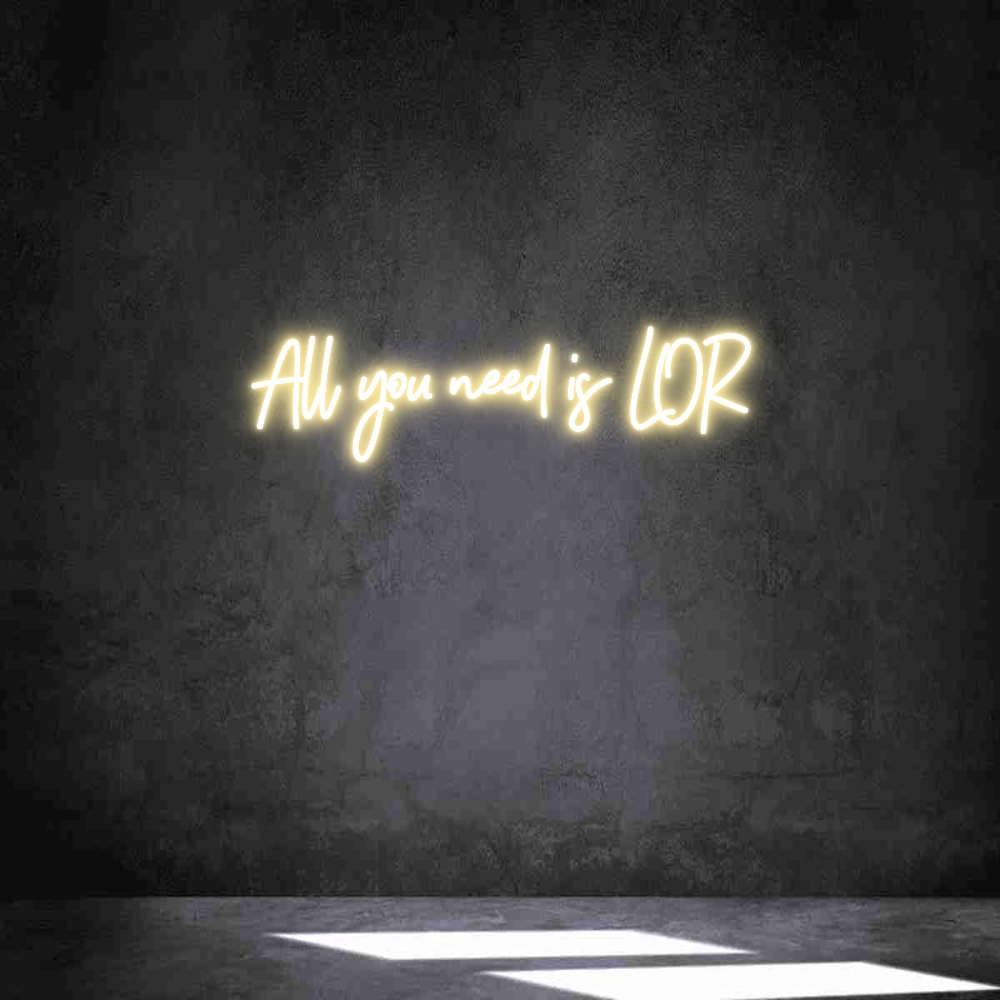 Néon personnalisé: All you need ...