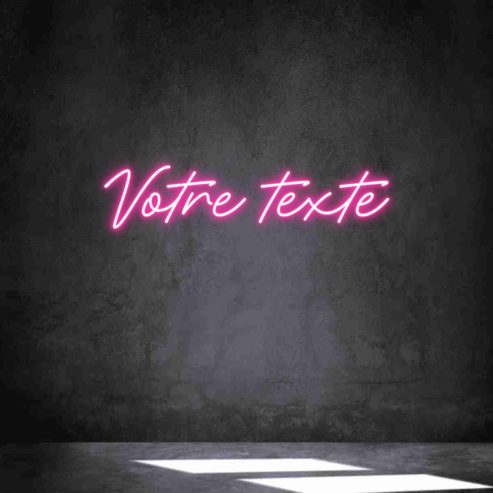 Néon personnalisé: Votre texte