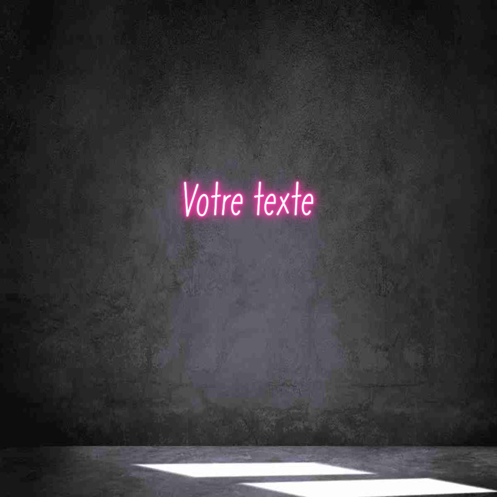 Néon personnalisé: Votre texte