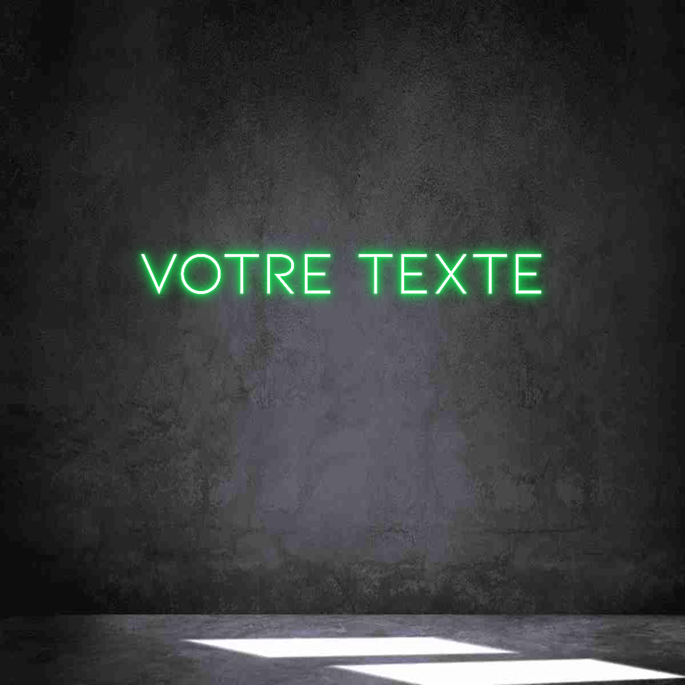 Néon personnalisé: Votre texte