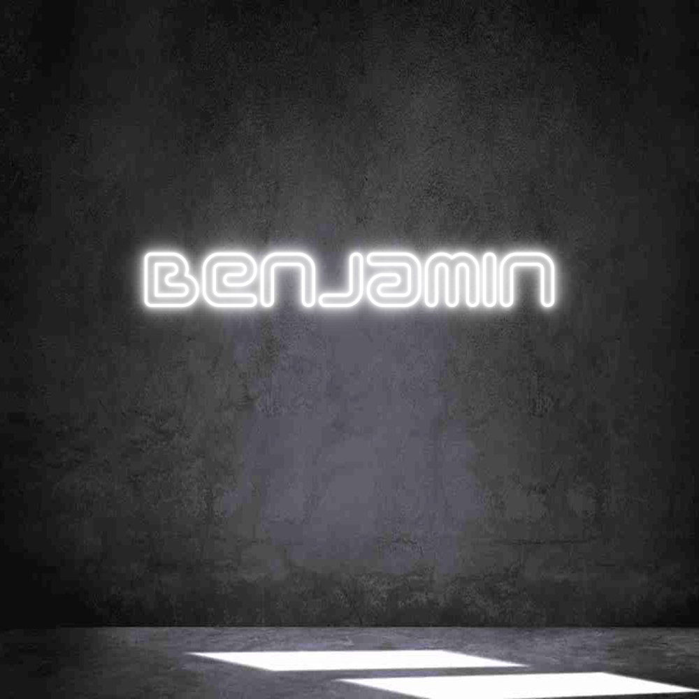 Néon personnalisé: Benjamin