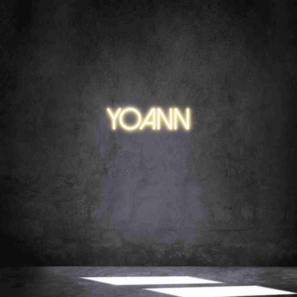 Néon personnalisé: Yoann