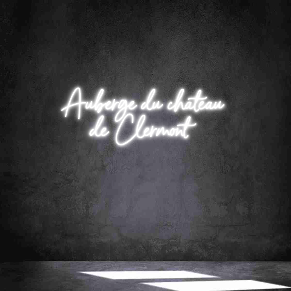 Néon personnalisé: Auberge du ch...
